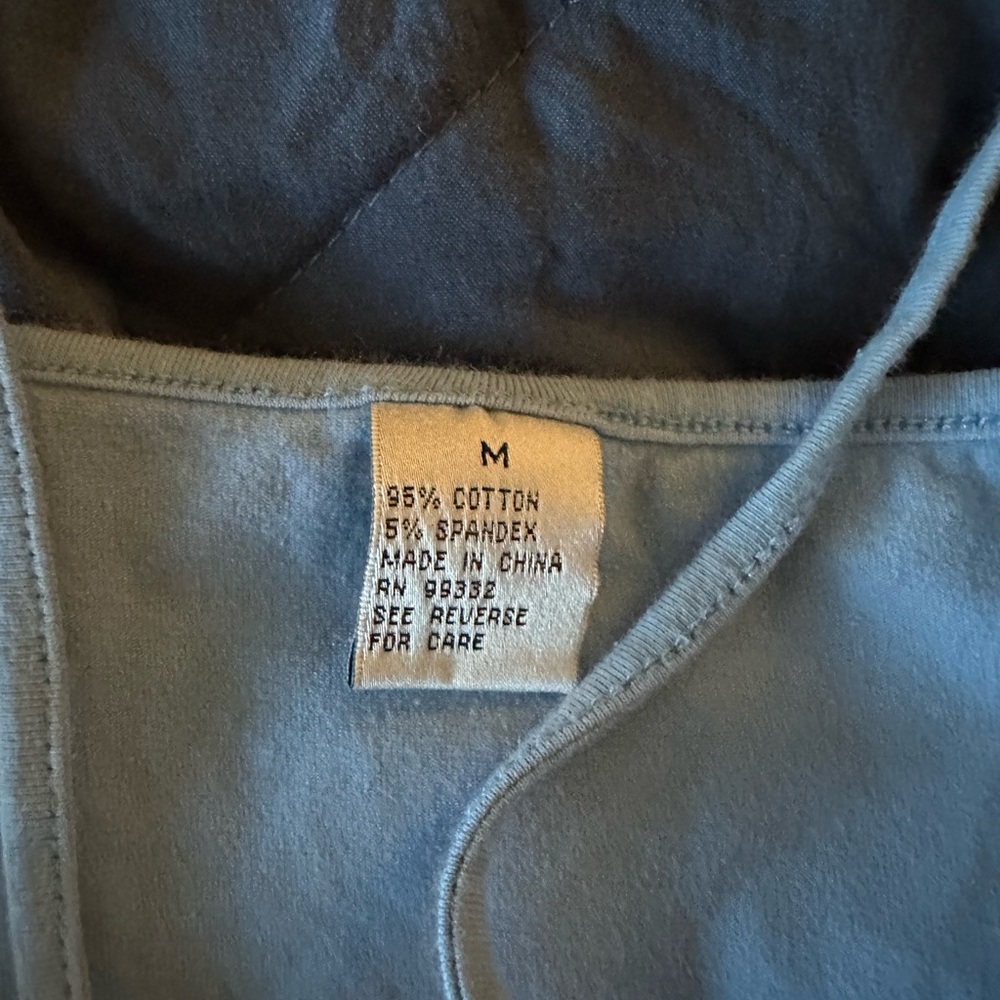 Light Blue Spaghetti Strap Top - Picture 2 of 2
